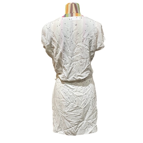 OAK + FORT Polka Dot Mini Wrap Dress 0768 - Picture 5 of 7